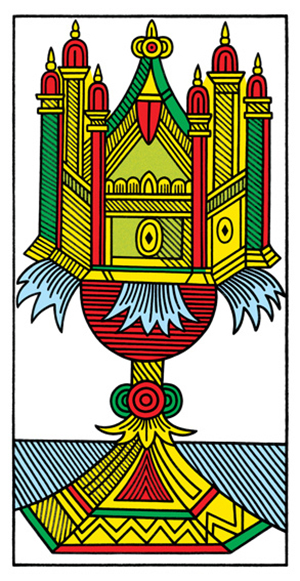Tarot de Marseille - Ace of Cups