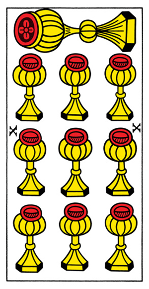 Tarot de Marseille - Ten of Cups
