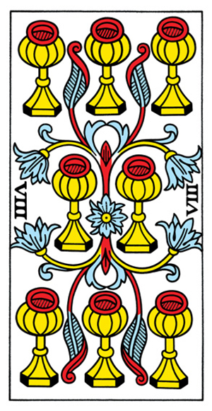 Tarot de Marseille - Eight of Cups
