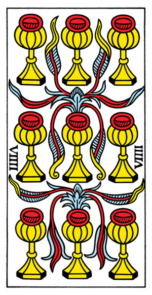 Tarot de Marseille - Nine of Cups