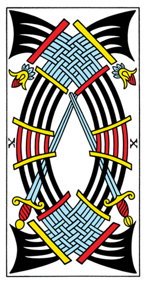 Tarot de Marseille - Ten of Swords