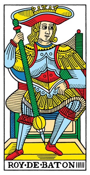 Tarot de Marseille - King of Wands