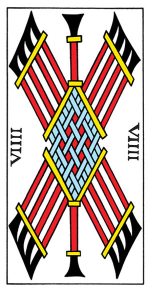 Tarot de Marseille - Nine of Wands